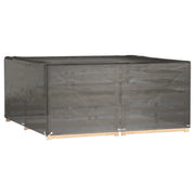 Copertura Mobili da Giardino | Telone per mobili da esterni 16 Occhielli 205x205x90cm Quadrata