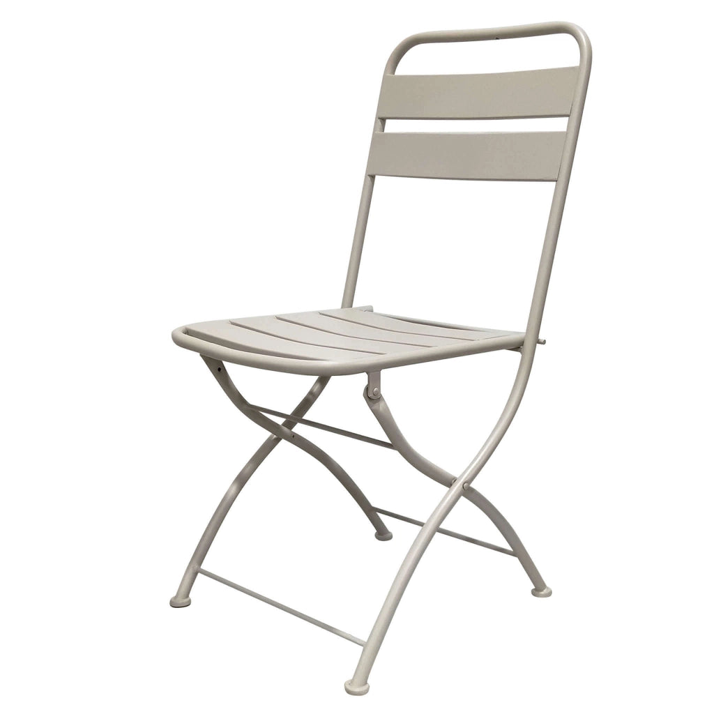 Sedia da Giardino Salvaspazio in Acciaio cm 42x50x88 - STUART
