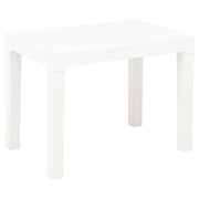 Panchine da Giardino 2 pz Bianco in Plastica 48780