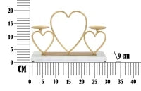 Portacandele Hearts cm cm 30X9X20