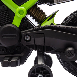 Moto Elettrica per Bambini 12V 4,5Ah Verde