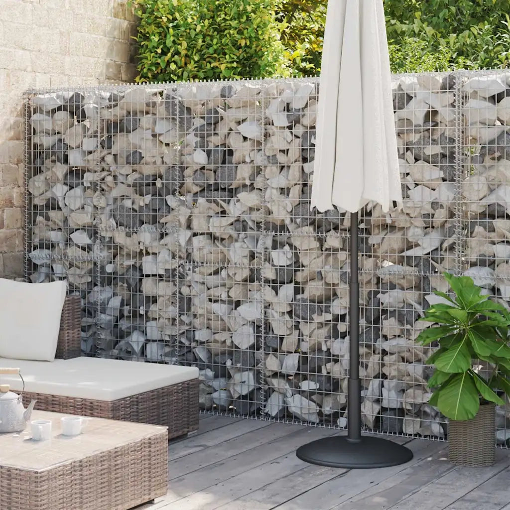 Gabbione in Acciaio Zincato Coperto 900x30x200 cm 147819