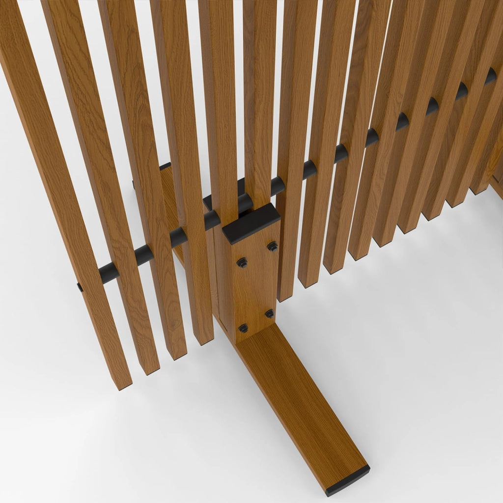 Schermo Decorativo per Esterni, 80 x 150 cm, Effetto Legno