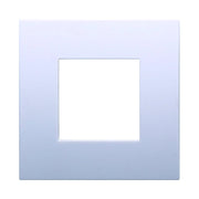 Placca Plastica Serie Venus 2P Colore Bianco Compatibile Con Vimar Arke