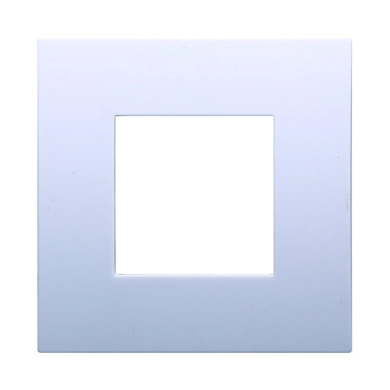 Placca Plastica Serie Venus 2P Colore Bianco Compatibile Con Vimar Arke