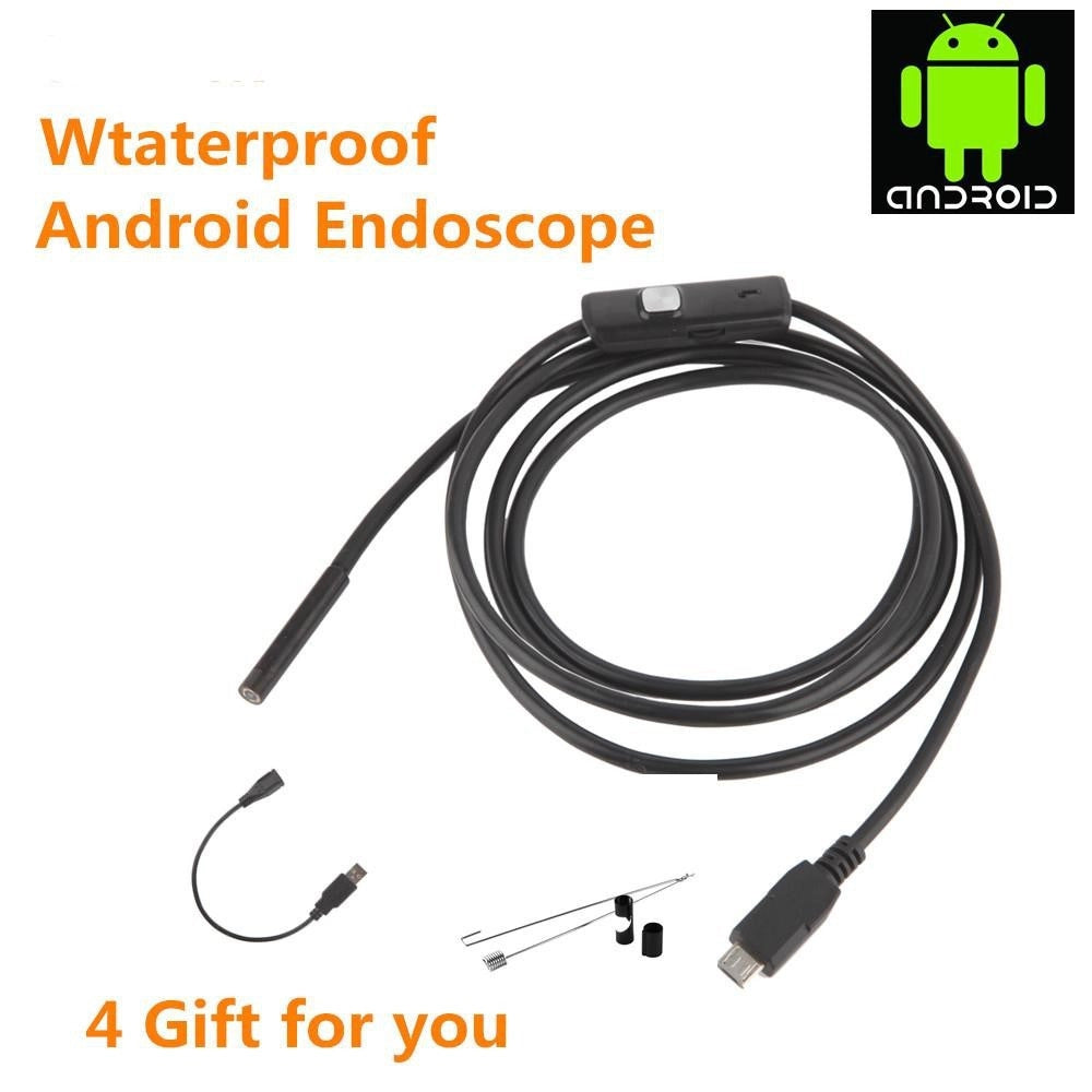 Trade Shop - Telecamera Endoscopica Ispezione Micro Usb Per Android Con Funzione Otg 1.5mt -