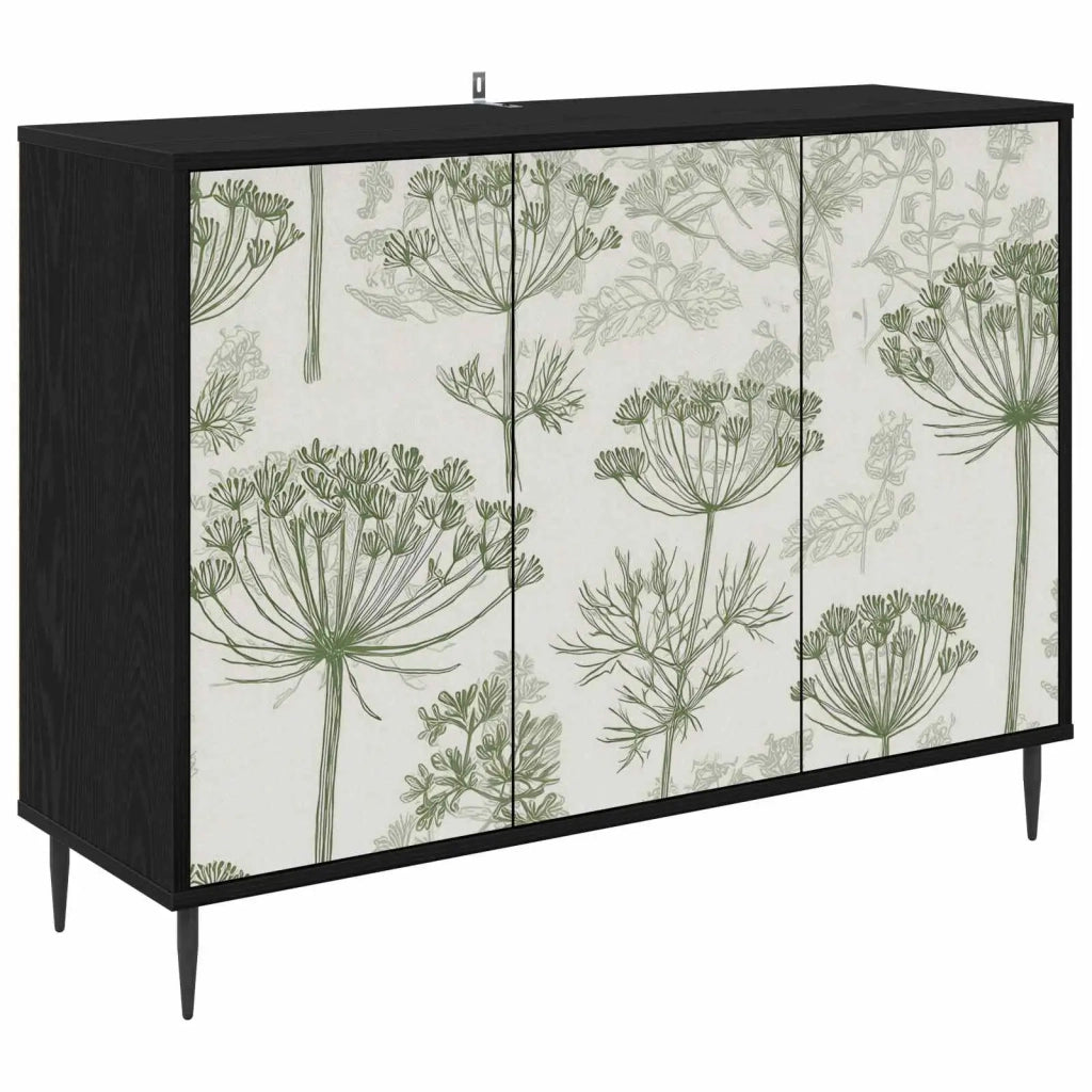 Credenza GOTHA Rovere Nero 102 x 33 x 76 cm 8006988