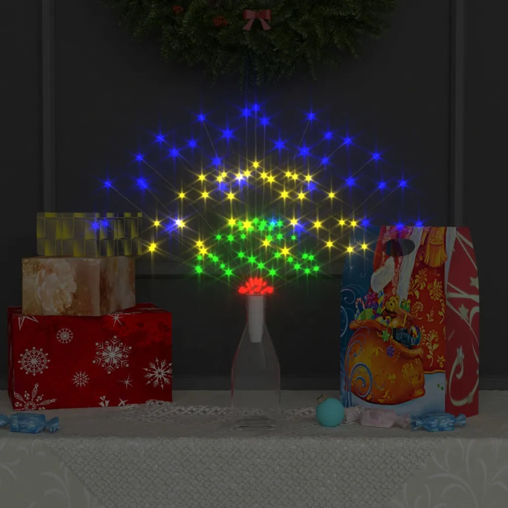 Luce di Natale Fuochi Artificio Multicolore 20 cm 140 LED CFW2040811