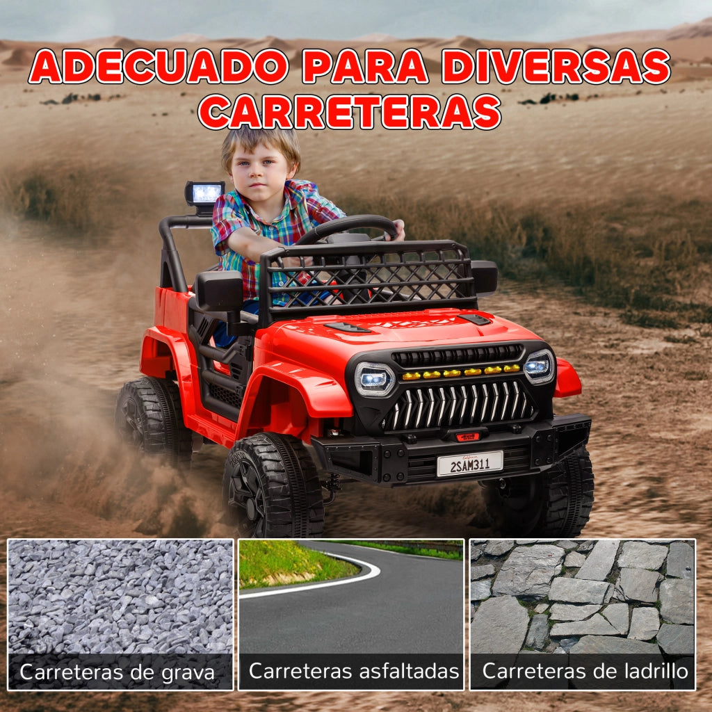 Auto Elettrica per Bambini con Telecomando ¨C zephmum ¨C Rosso 12V