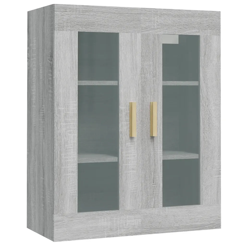 Armadietto Pensile a Parete Grigio Sonoma 69,5x34x90 cm CFW5623114