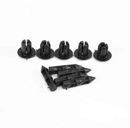 Chiodi a clip 6mm - Pacchetto da 100 pezzi - Clip di fissaggio - Auto-styling - Materiale duraturo - Facile da utilizzare