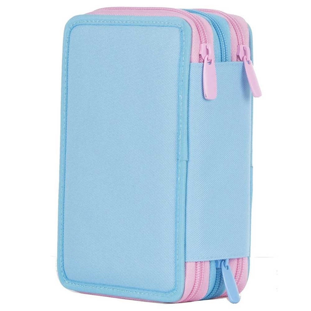 Trade Shop - Astuccio Completo 3 Zip Principesse Disney Accessoriato Bambine Scuola -