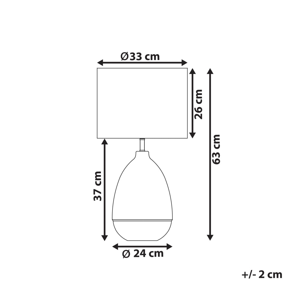 Lampada da tavolo bianca con base in vetro trasparente Paralume impero bianco da comodino con decorativo