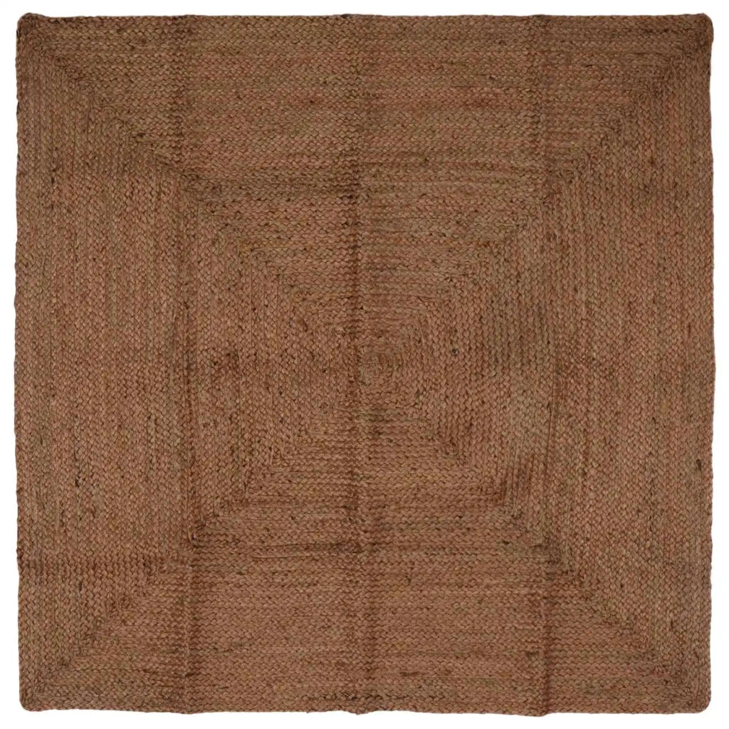 Tappeto da Area Grigio 120 x 120 cm Juta 42010414