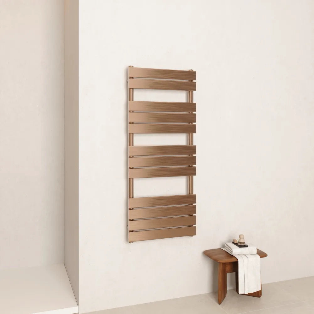 Termoarredo idraulico 1200x500 oro rosa interasse 450 | Andromeda