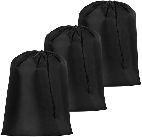 Asciugamani da bagno in tre pezzi neri, 71 x 101 cm, extra grandi per appartamento universitario, campeggio e viaggio