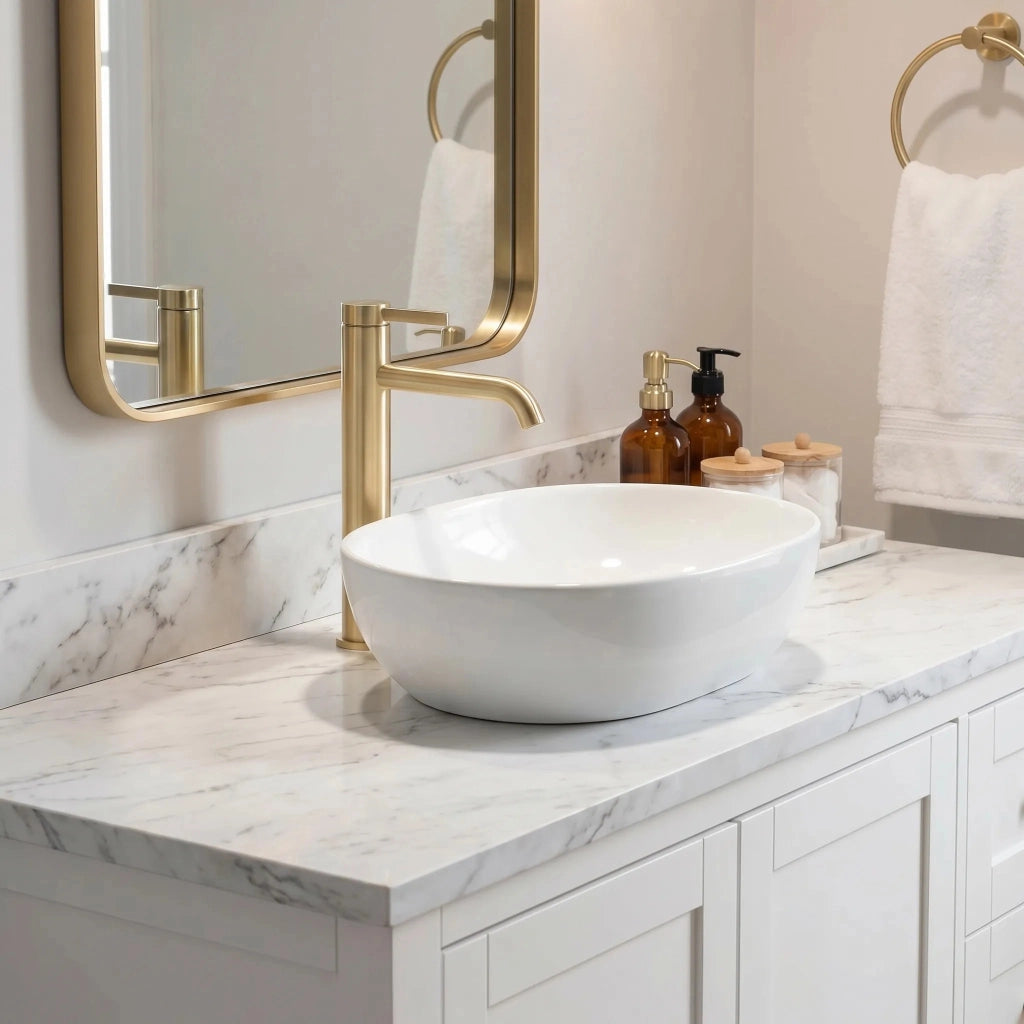 Rubinetto Da Bagno Rea Rivo Brush Gold