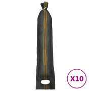 Sacchi di Sabbia 10 pz Verde Scuro 103x25 cm in HDPE CFW5633146