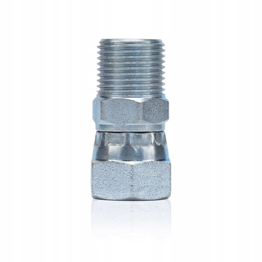 Connettore Girevole per Prolunga Tubo Alta Pressione – Acciaio Inox, 400 Bar | Filettatura 1/4" su 3/8"