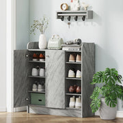 SCARPIERA con ripiano a 4 livelli, 83 x 30 x 90 cm, Grigio