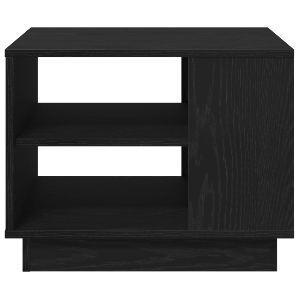 Tavolino da caffÃ¨ in rovere nero 55x55x42 cm realizzato in legno ingegnerizzato