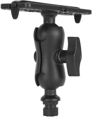 Supporto per Fish Finder Universale Base Rottante con Bal Perforato a 6 Viti - Materiale Duraturo Nylon/Silicone - Compatibile con Diversi Dispositivi - Facile da Installare - Orecchione per Fish Finder