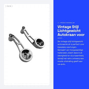 Porta bagagli da auto in stile vintage - leggero - trasportabile - duraturo - design semplice - adatto per veicoli classici - maniglione