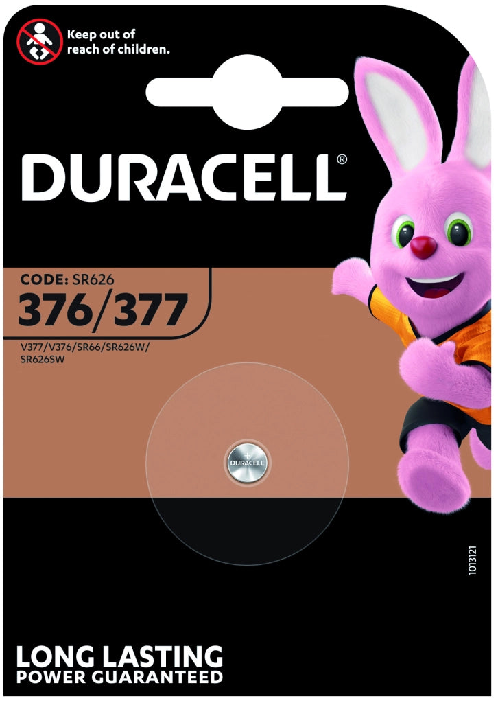 Duracell PILA SILVER OXIDE SPECIALISTICA BOTTONE 377 1 PZ. 10.00 pz