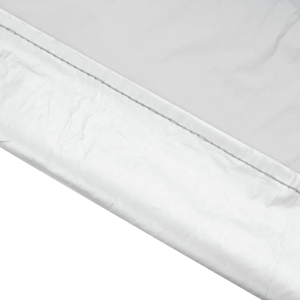 Mezza Copertura Auto con Ganci Argento XL CFW8364552