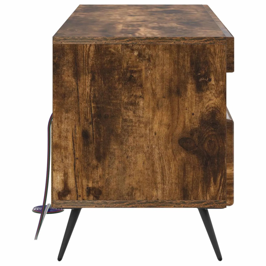 Mobile TV LED Rovere Fumo Legno ingegnerizzato 897660