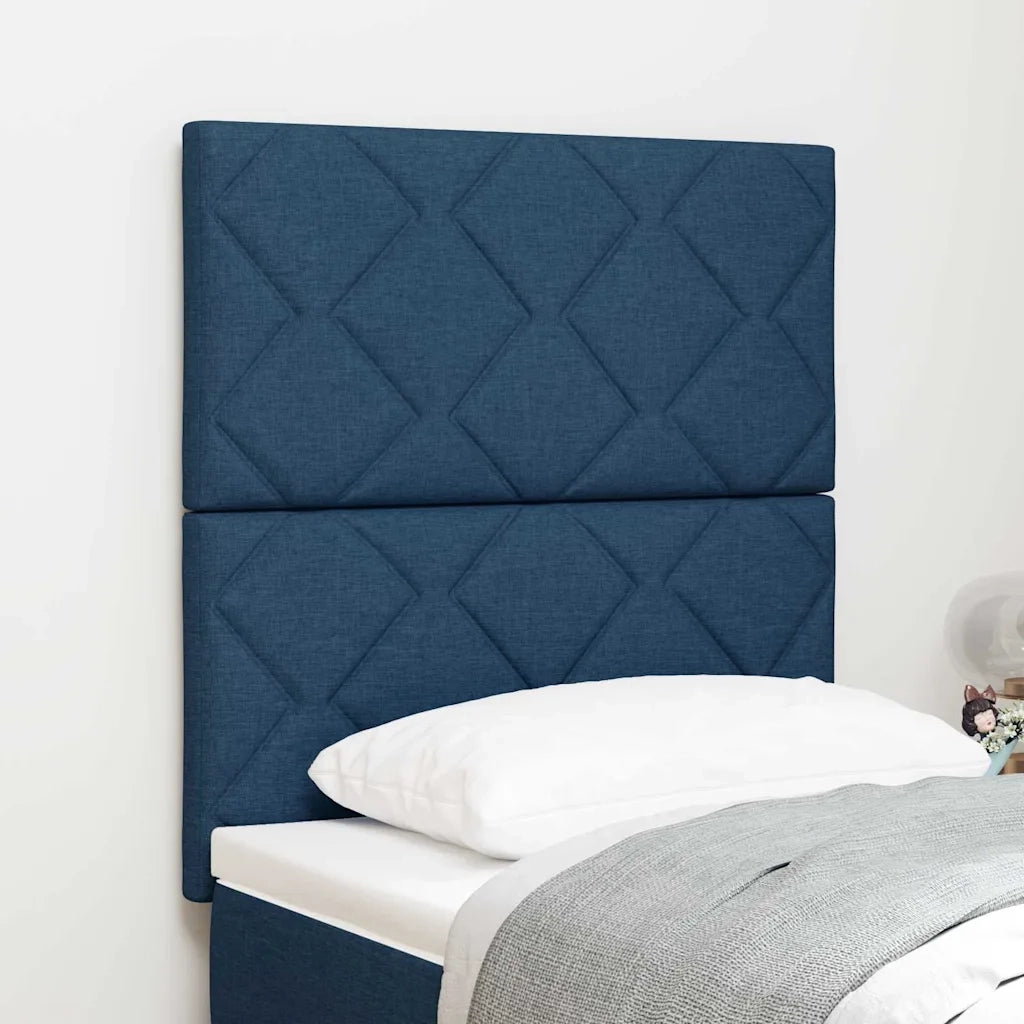 Testiera Blu 80 cm Tessuto 3337879