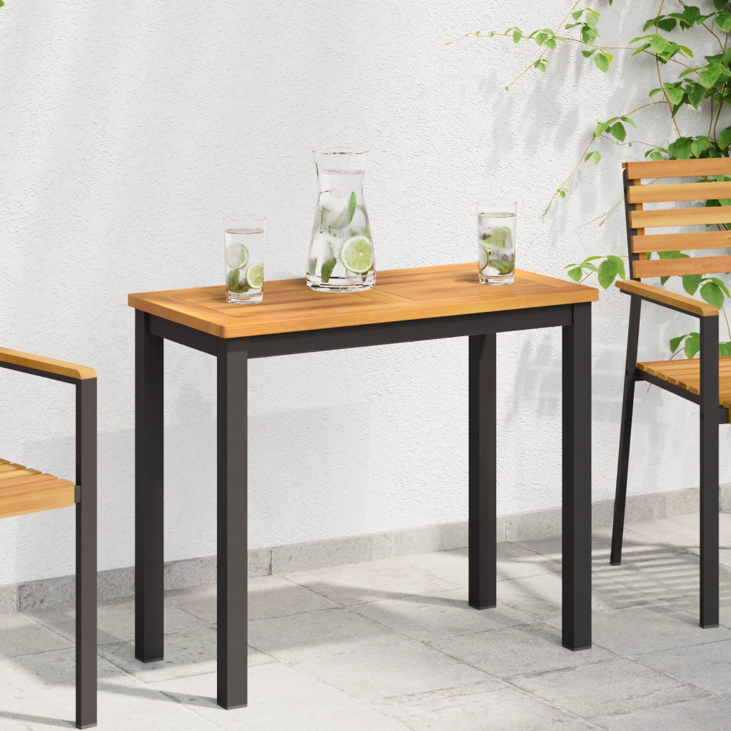 Tavolo 100x50x2,2 cm Rettangolare in Legno Massello