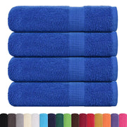 Asciugamani FROGN 4 pz | Teli per bagno Blu 50x100 cm 360 g/m2