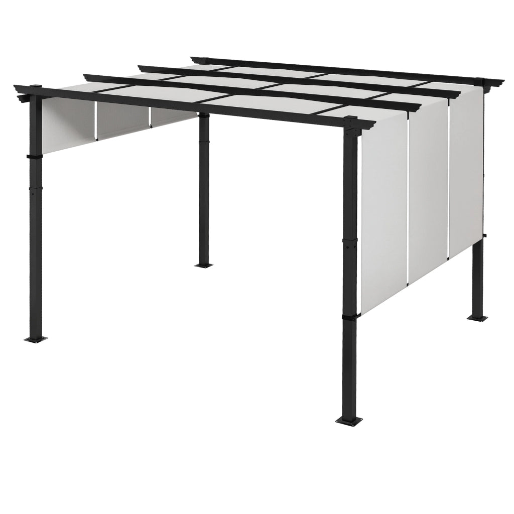 Tenda da Sole Pergola ¨C zephmum ¨C Grigio Scuro 300x350 cm