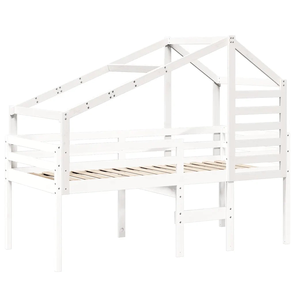 Tetto per Letto Bambini Bianco 198x87x113cm Legno Massello Pino CFW8213180