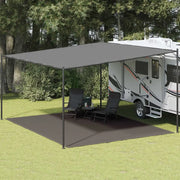 Tappeto da Tenda 400x500 cm Grigio Antracite 310692