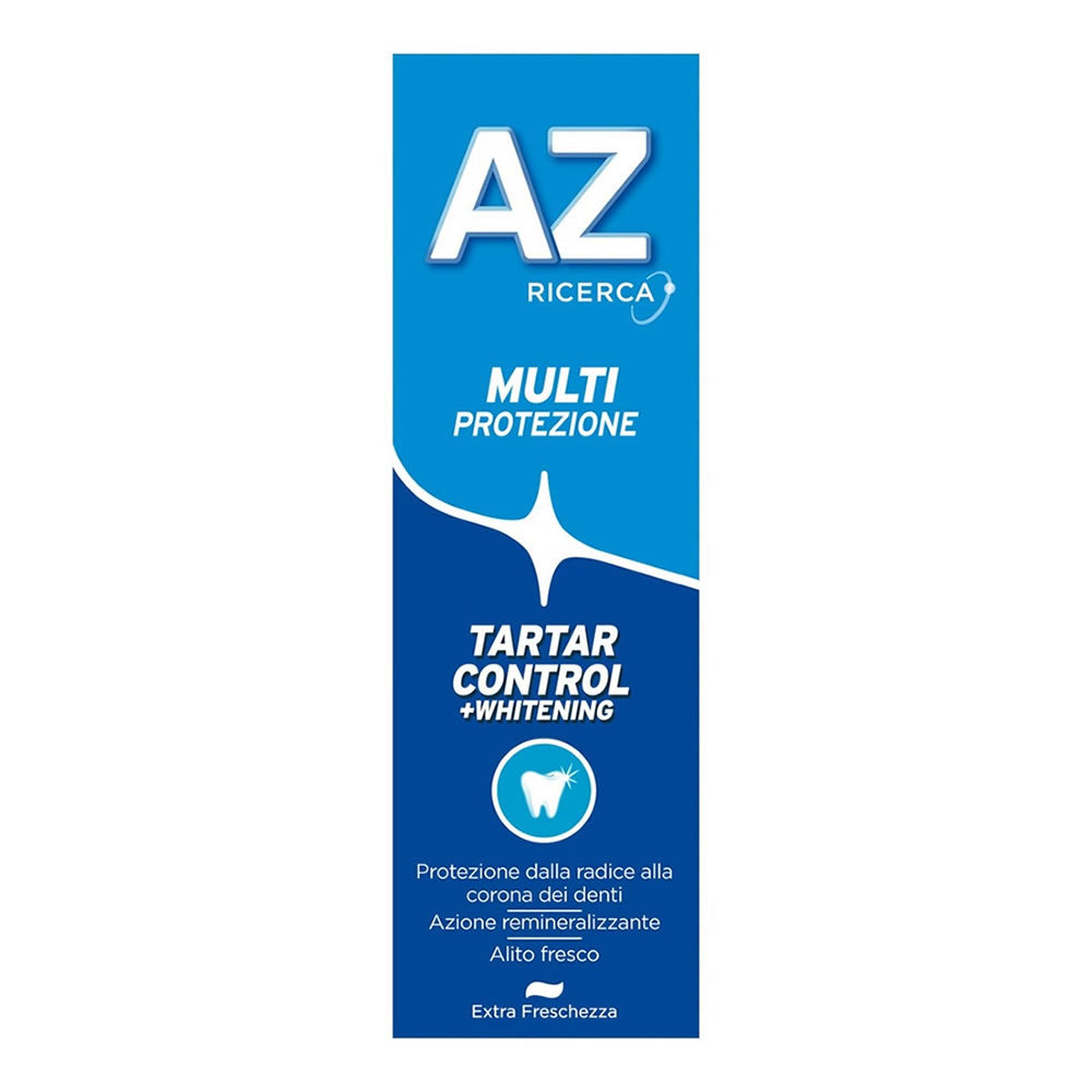 Multipack da 9 dentifrici az multi-protezione tartar control + whitening da 75 millilitri ciascuno
