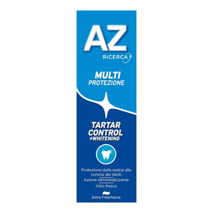 Multipack da 9 dentifrici az multi-protezione tartar control + whitening da 75 millilitri ciascuno