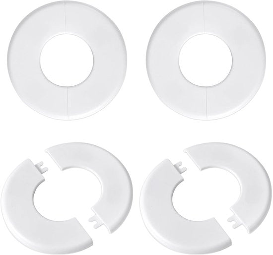 Pannelli di copertura autoadesivi - 4 pezzi - 11,5 cm di diametro - Lamiere decorative - Materiale duraturo - Pannello di copertura
