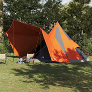 Tenda Tipi Grigio e arancione 510 x 690 x 330 cm taffetà 42000986