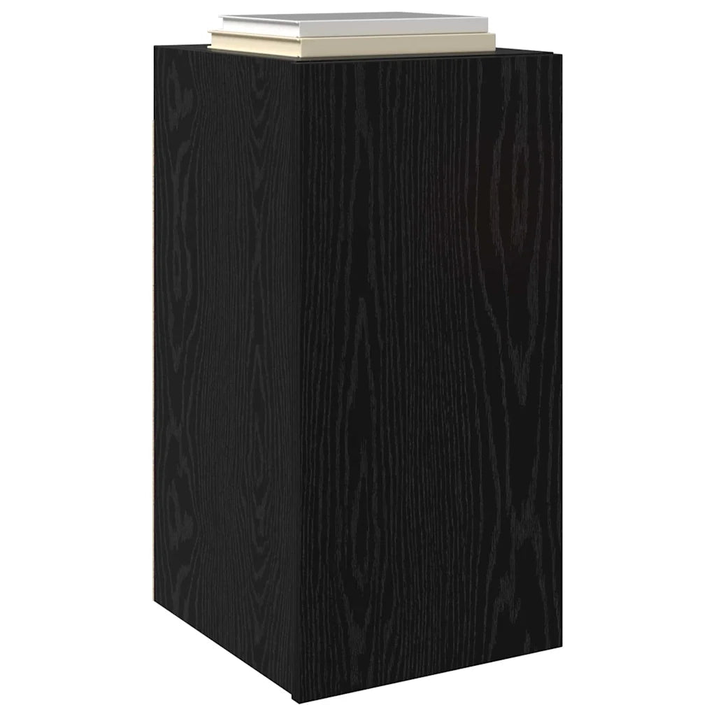 Mobile TV da parete-Mobile TV a Muro-Credenza TV Rovere Nero 30,5 x 30 x 60 cm 547268