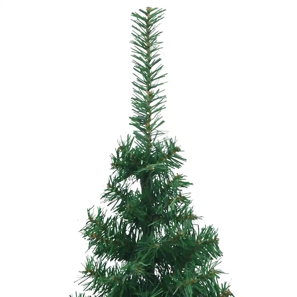 Albero di Natale Artificiale ad Angolo con Supporto Verde 210 cm PVC cod mxl 58786