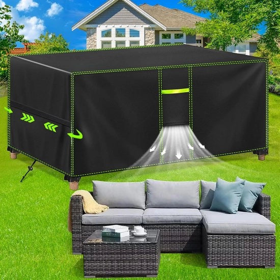 Ottomana in tessuto 420D Oxford - 200x90x75 cm