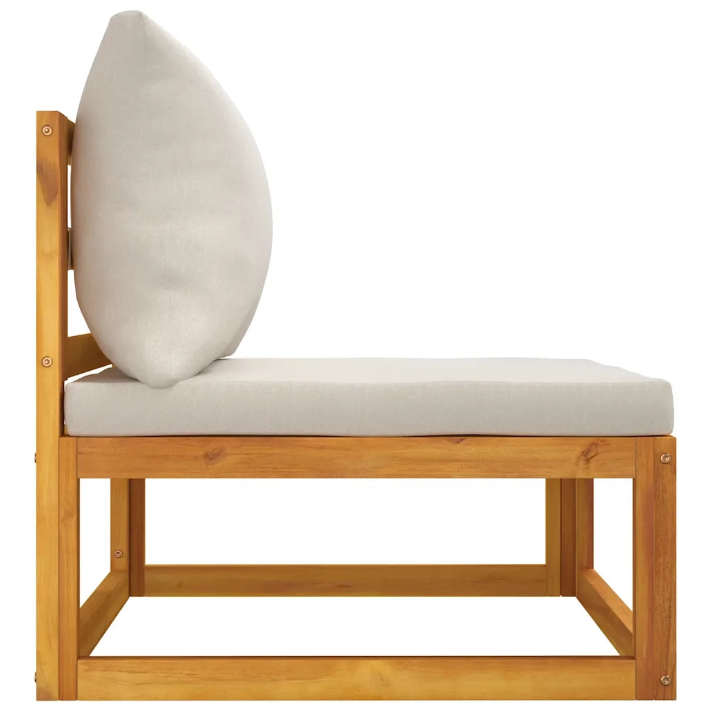 Salotto da Giardino-Set Divani da Giardino 2pz con Cuscini Legno Massello di Acacia 526947