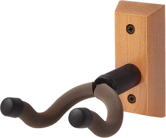 Sostegno per Chitarra - Supporto per Strumenti Musicali - Braccio Rotante - Dimensioni 8 x 10 x 20 cm - Giallo