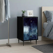 Armadio da Notte RAALTE Rovere Nero 36 x 33 x 61 cm 8007315