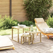 tavolo 3 pcs Naturale Legno di pino impregnato 42013040