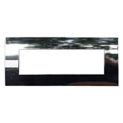 Placca Plastica Serie Venus 7P Colore Cromato Lucido Compatibile Con Vimar Arke