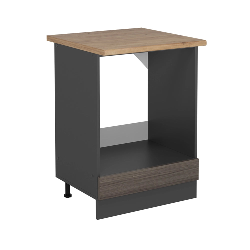 Vicco Mobile per forno da incasso Grigio nobile 60 cm , PL Rovere