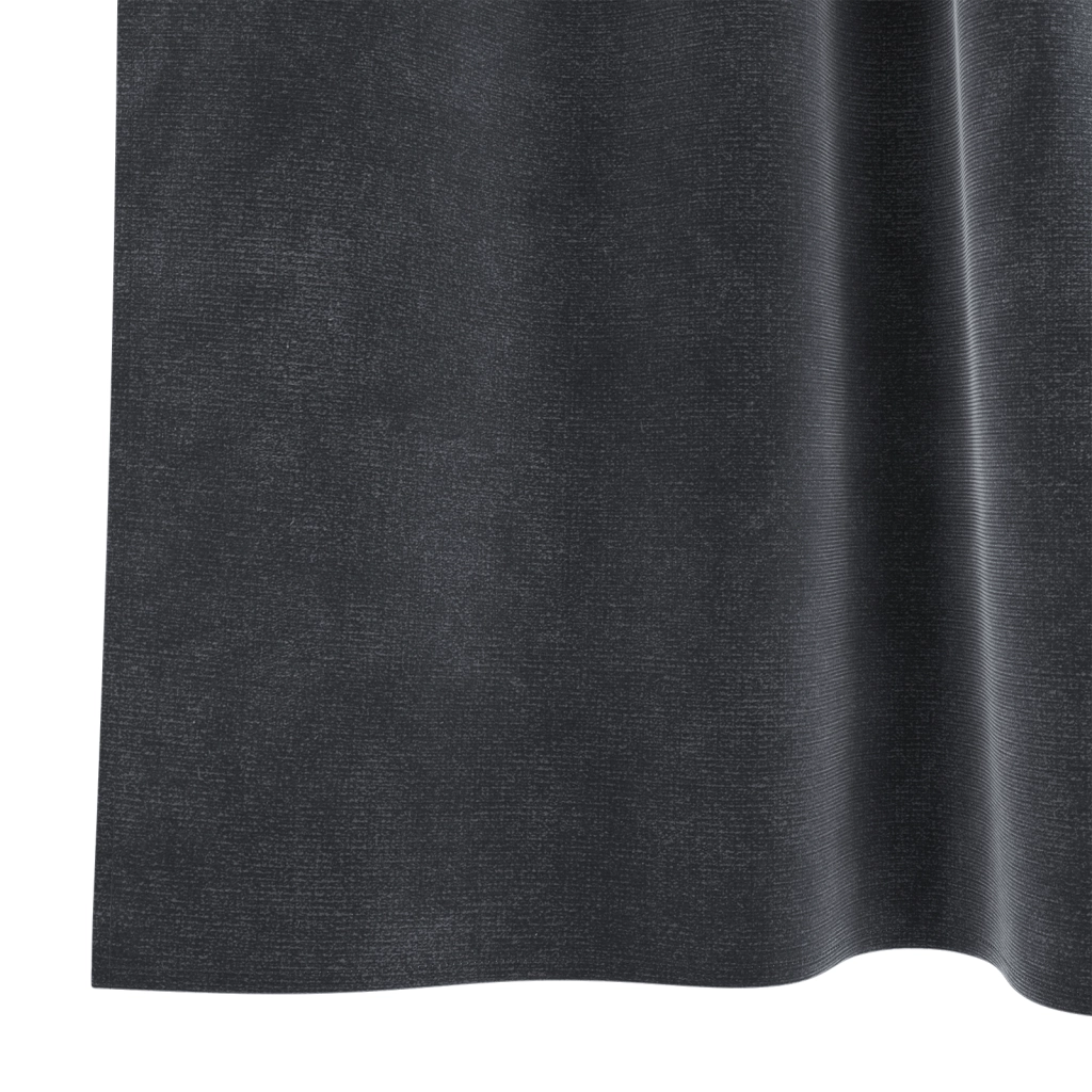 Tende Blackout  con anelli appesi 2 pz Grigio scuro in velluto